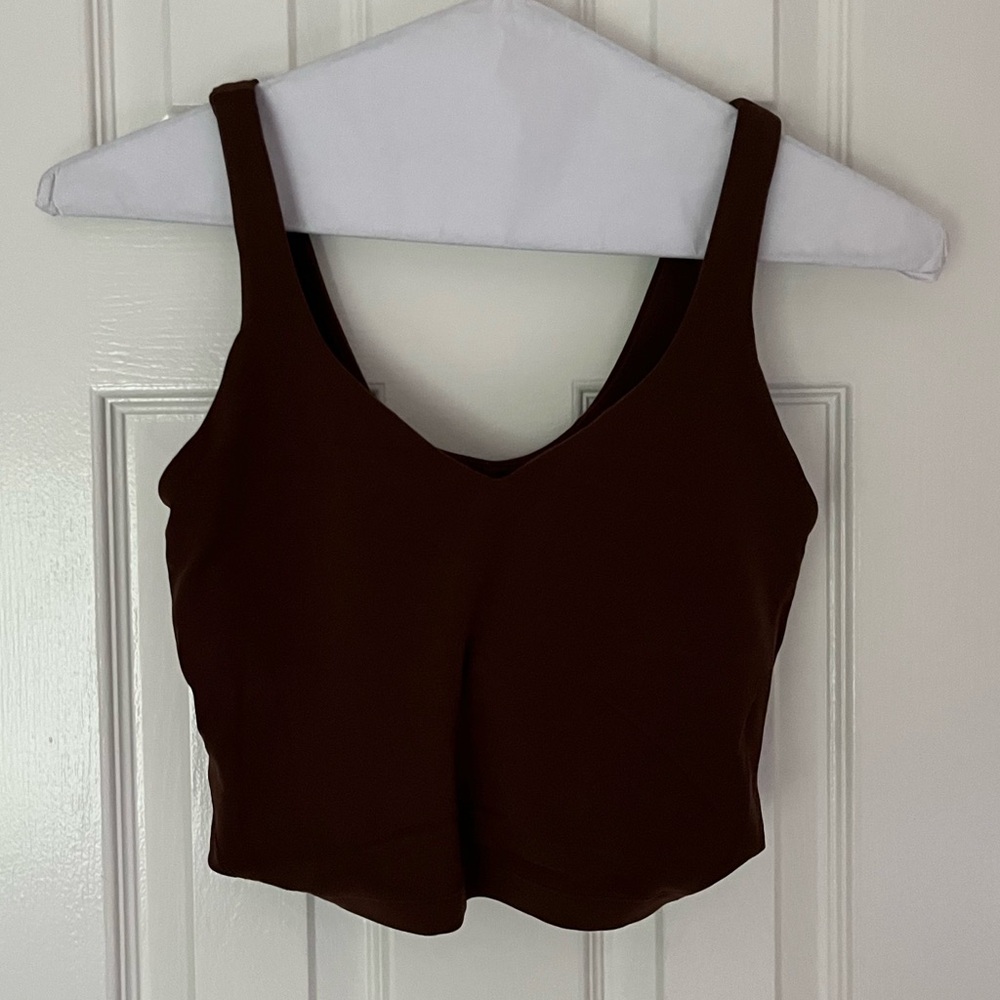 Lululemon Athletica Brown Align Cropped Tank